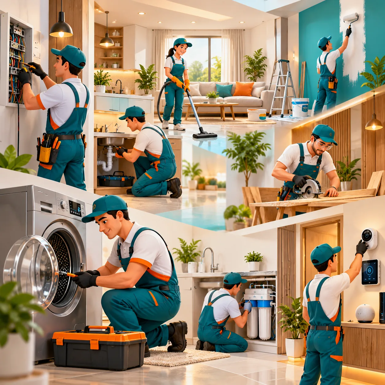 Vibka Servant home service categories
